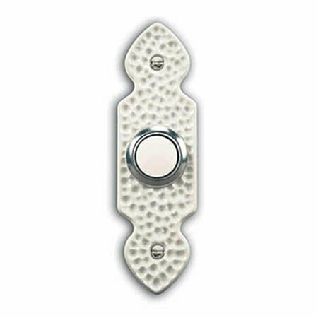 DEFENSEGUARD Wired Push Button Doorbell - White Finish DE2669772